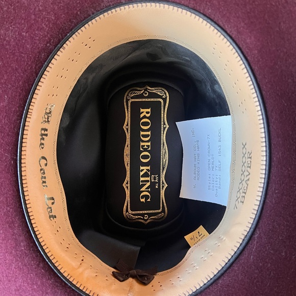 Merlot Rodeo King Cowboy Hat - Picture 4 of 4